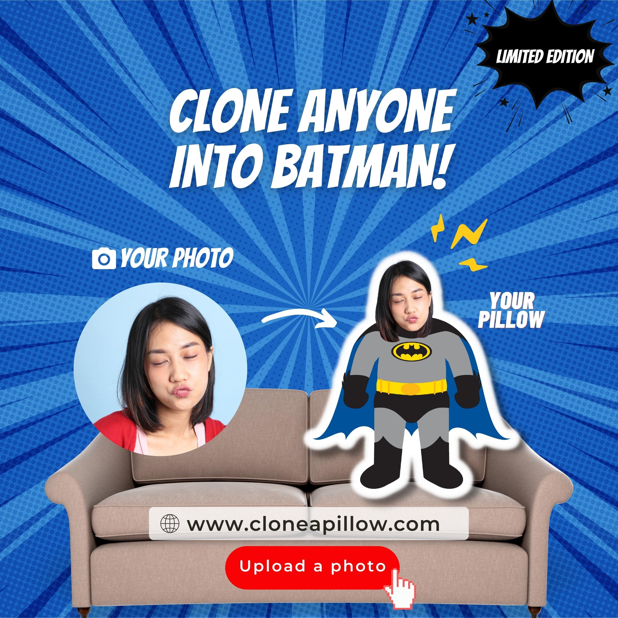 Clone Anyone into Batman