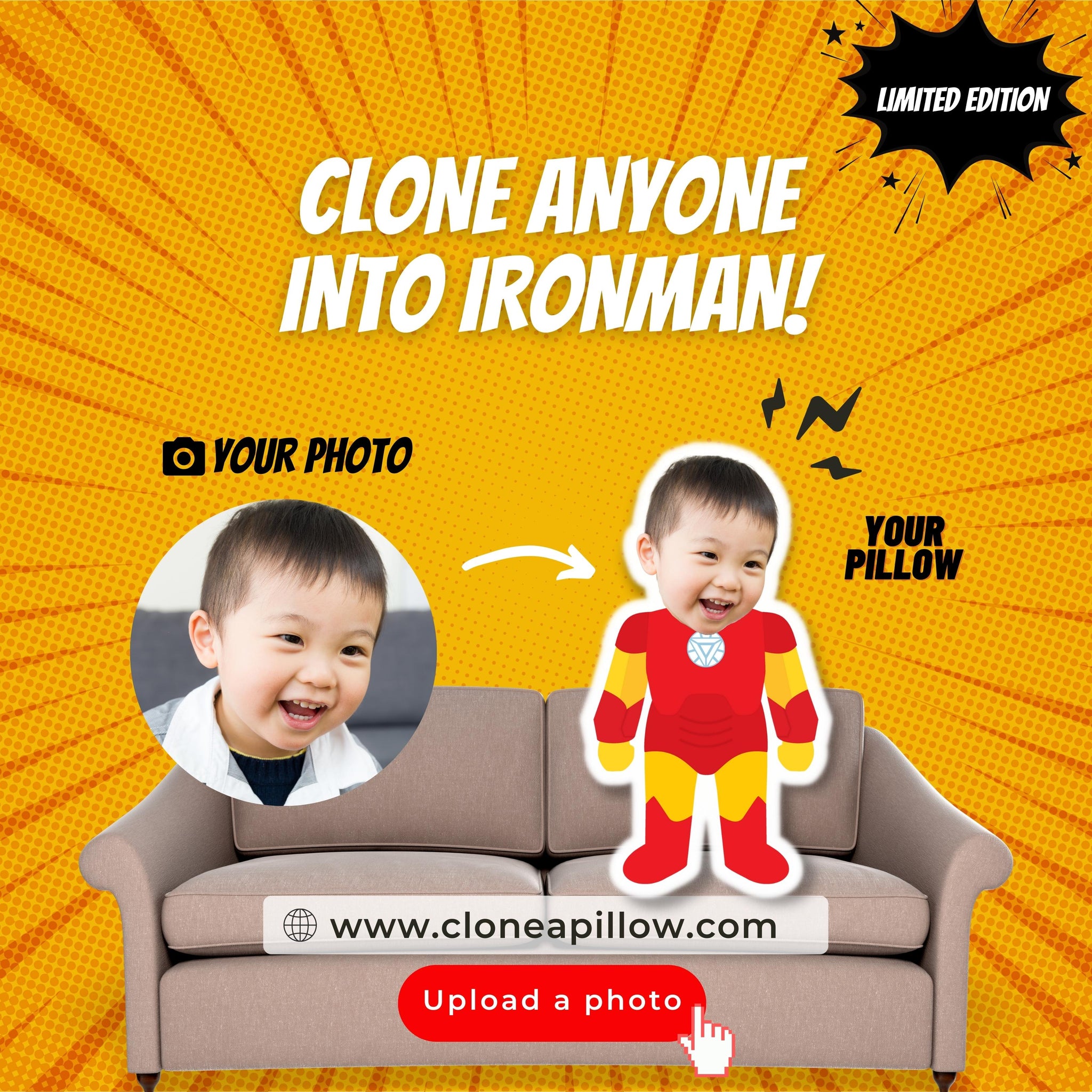 Clone Anyone into Ironman