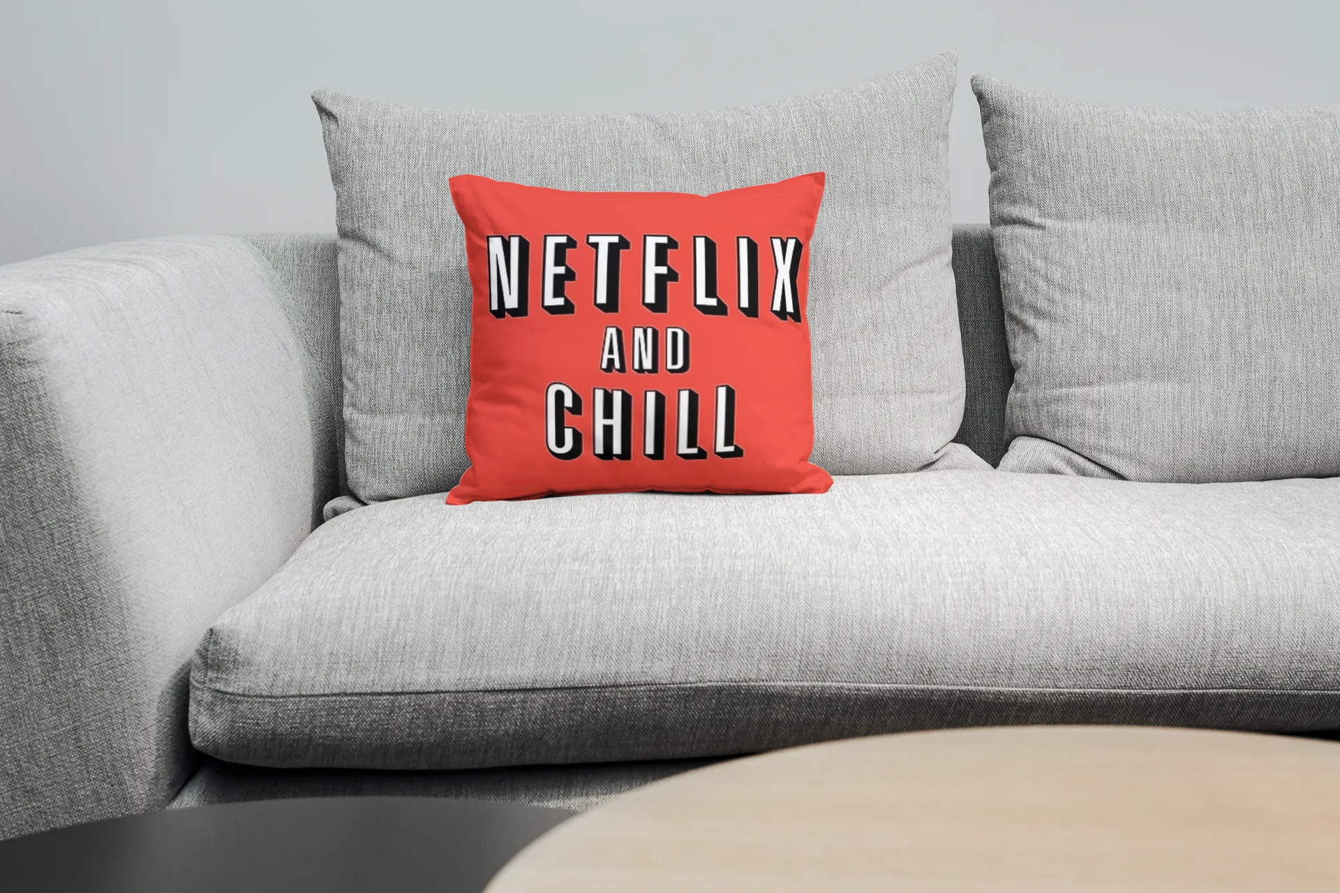 Netflix and Chill Pillow