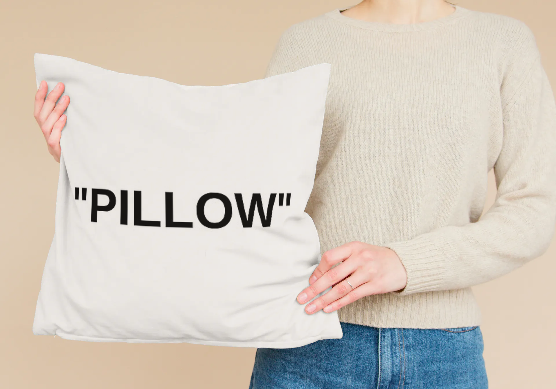 "PILLOW" Quotation Pillow