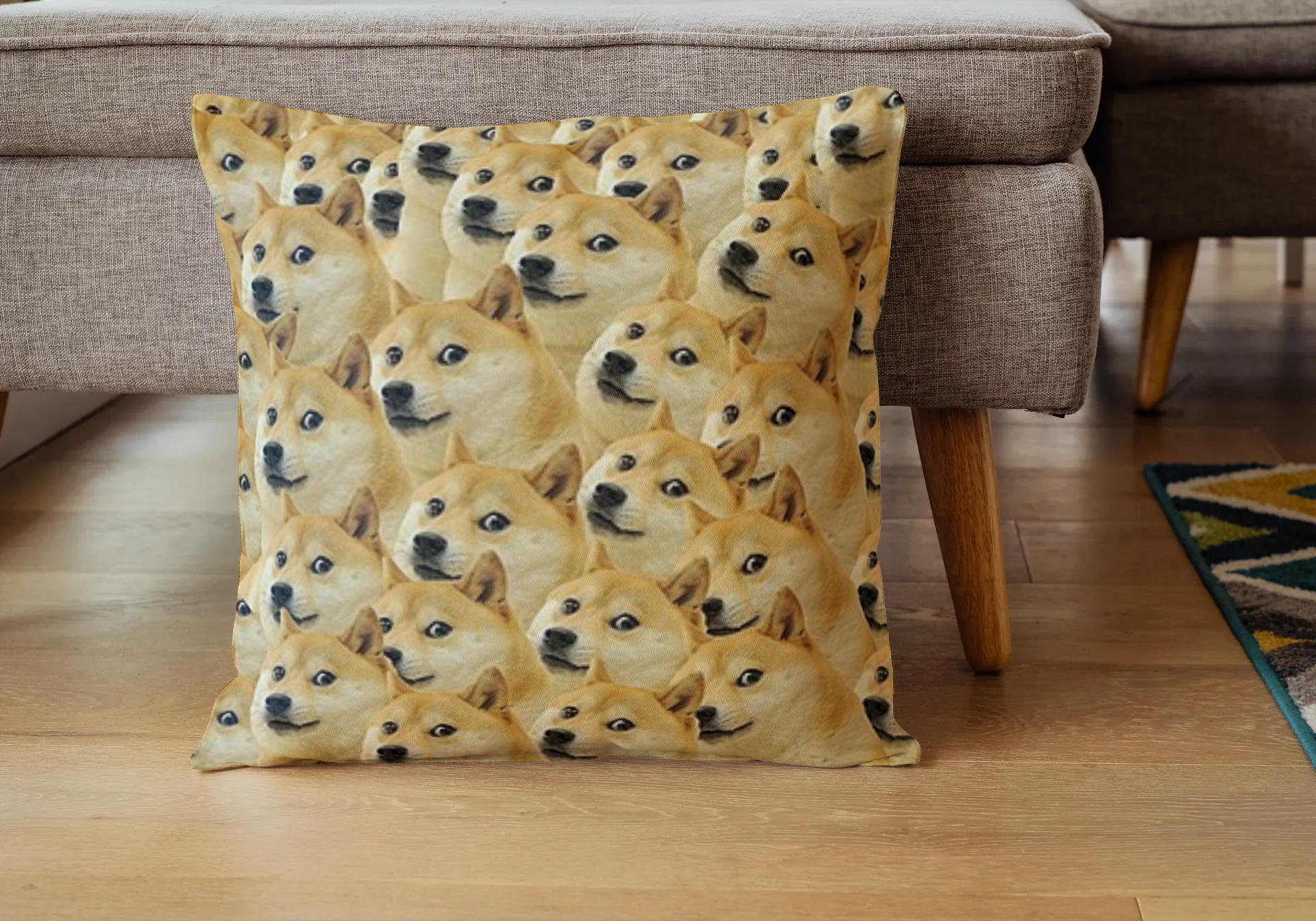 Sea of Doge Pillow