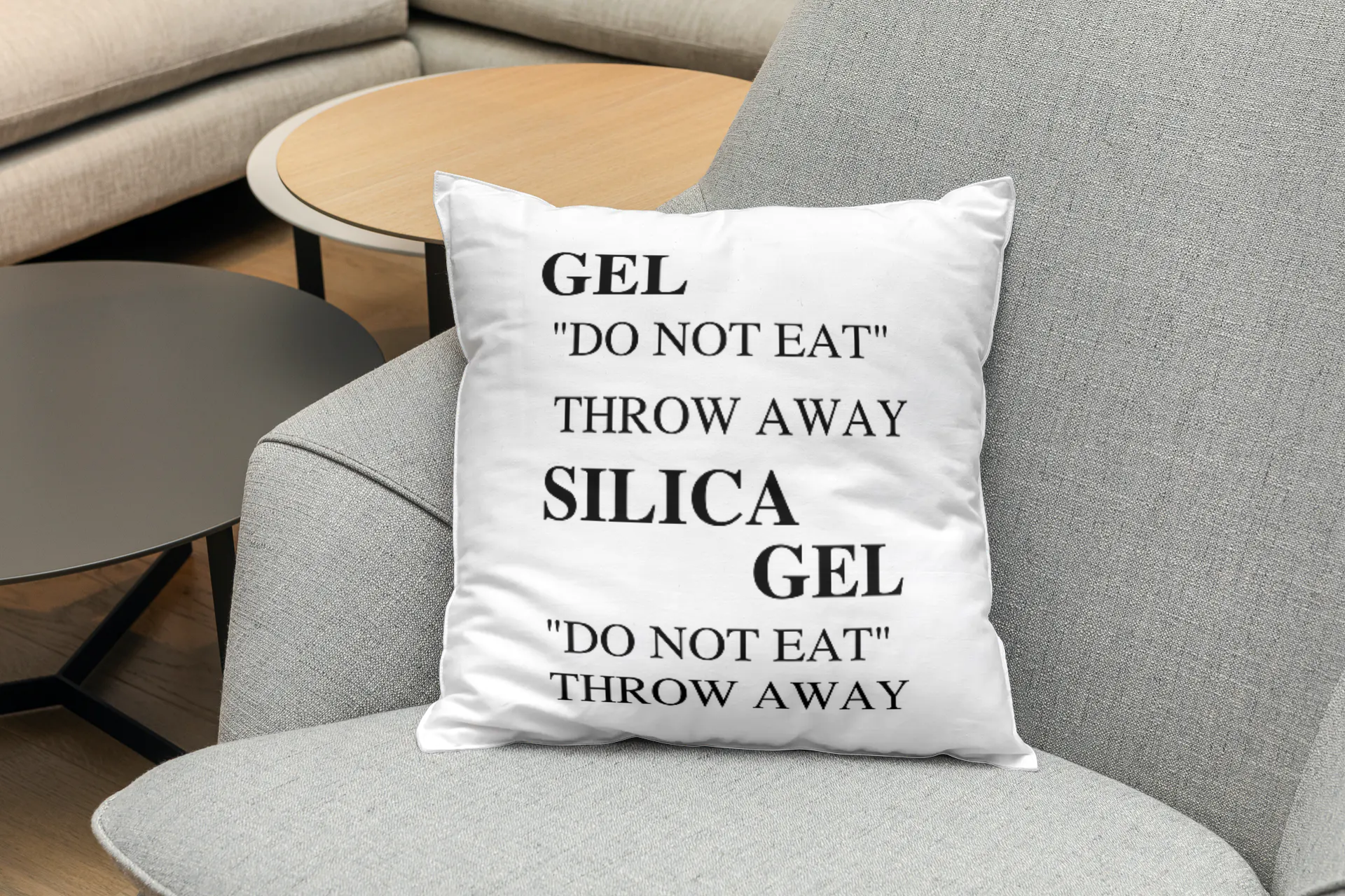 Silica Gel Do Not Eat Pillow