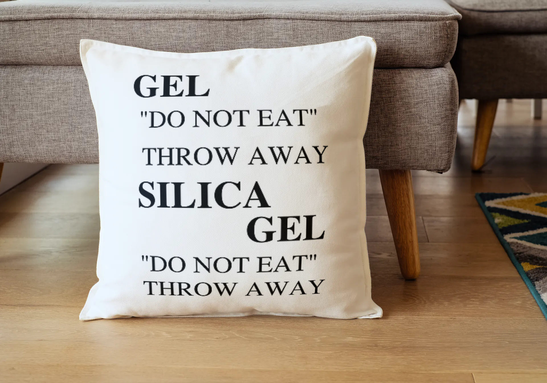 Silica Gel Do Not Eat Pillow